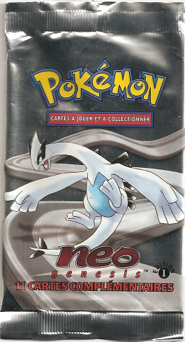 Booster Pokémon Neo Genesis illustration Lugia, scellé français