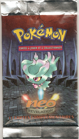 Booster Pokémon Neo Revelation illustration Feuforêve, scellé français
