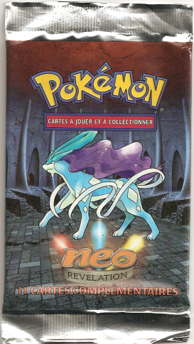 Booster Pokémon Neo Revelation illustration Suicune, scellé français