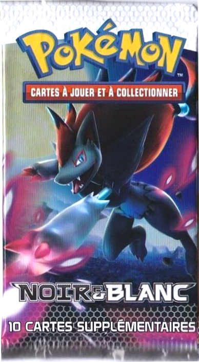 Booster Pokémon Noir & Blanc illustration Zoroark, scellé français