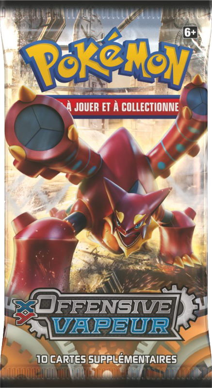 Booster Pokémon Offensive Vapeur illustration Volcanion, scellé français