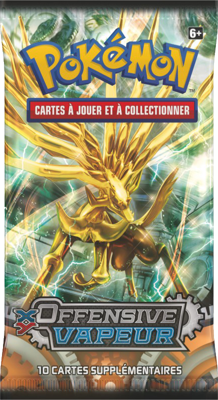 Booster Pokémon Offensive Vapeur illustration Xerneas, scellé français