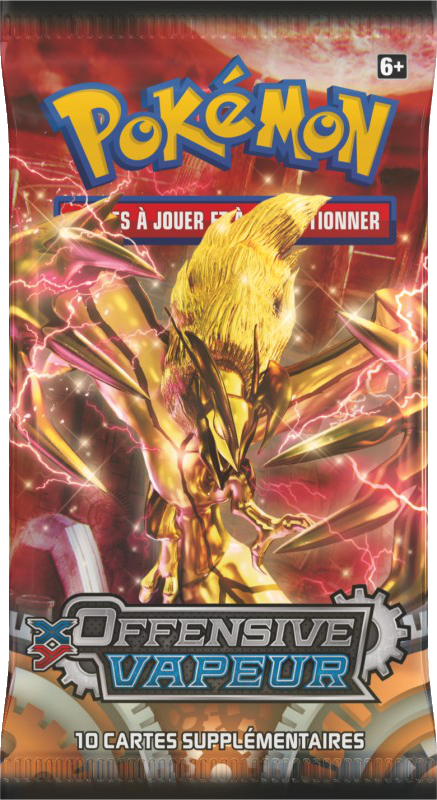 Booster Pokémon Offensive Vapeur illustration Yveltal, scellé français