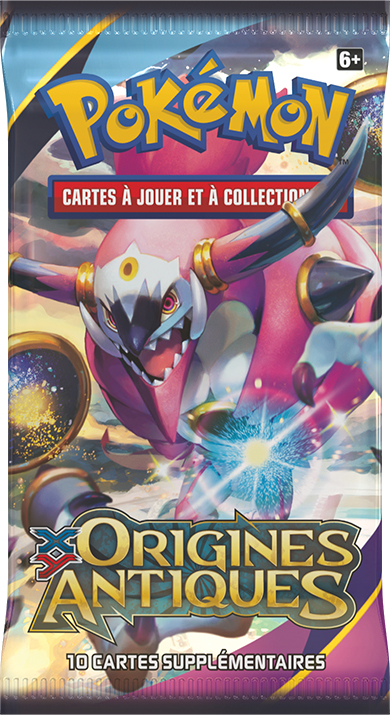 Booster Pokémon Origines Antiques illustration Hoopa, scellé français