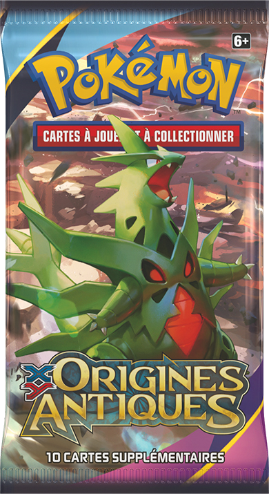 Booster Pokémon Origines Antiques illustration Méga-Tyranocif, scellé français
