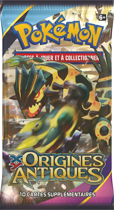 Booster Pokémon Origines Antiques illustration Primo-Groudon, scellé français