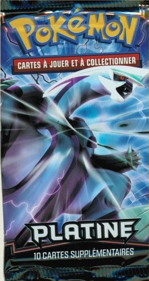 Booster Pokémon Platine illustration Palkia, scellé français