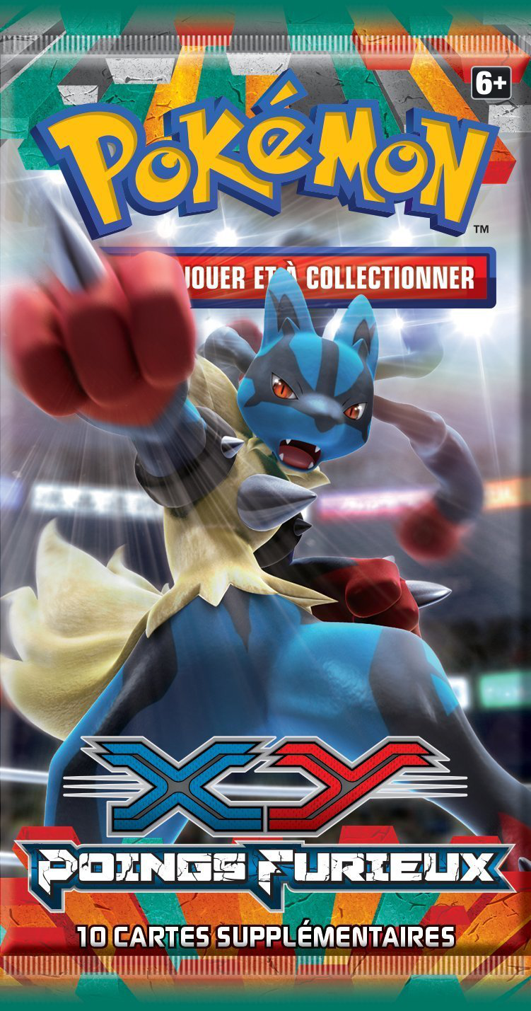 Booster Pokémon Poings Furieux illustration Méga-Lucario, scellé français