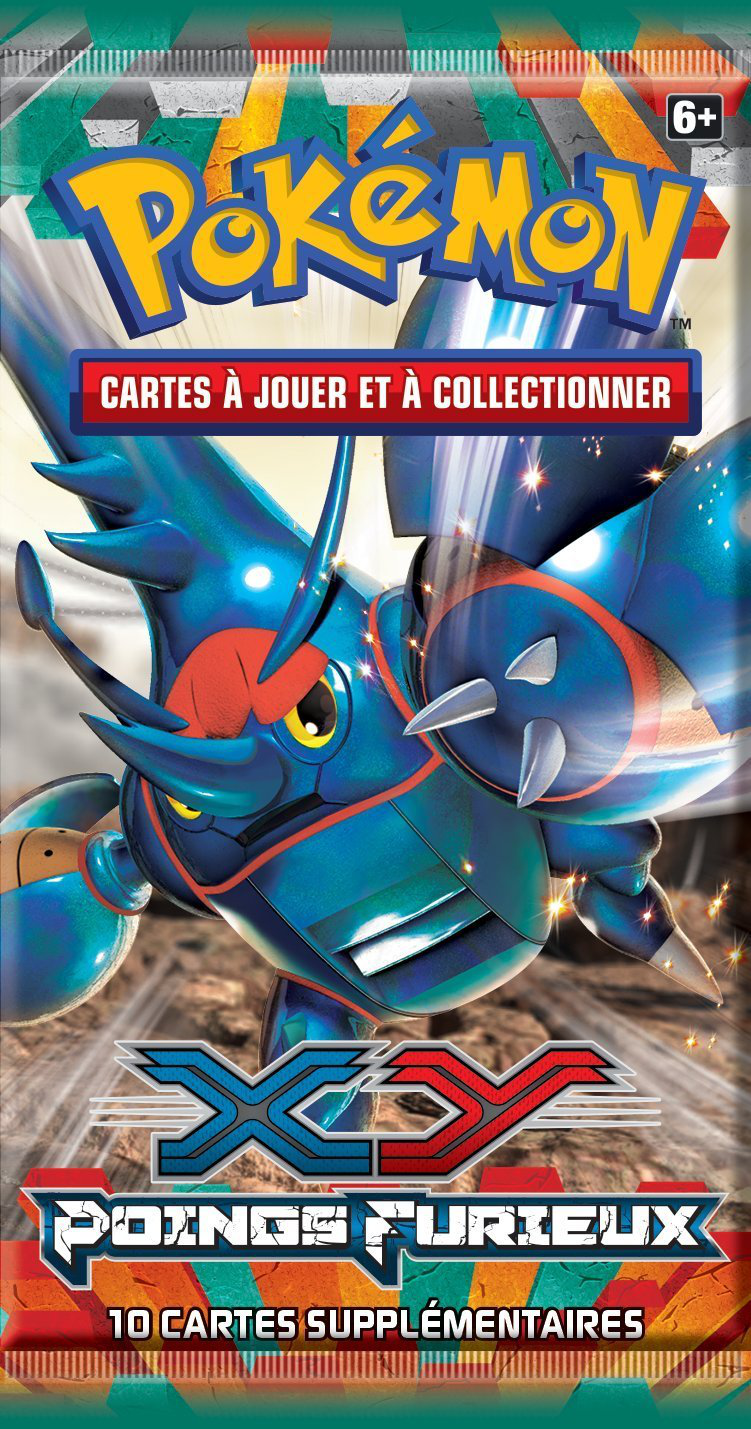 Booster Pokémon Poings Furieux illustration Méga-Scarhino, scellé français