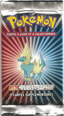 Booster Pokémon Rubis & Saphir illustration Élecsprint, scellé français