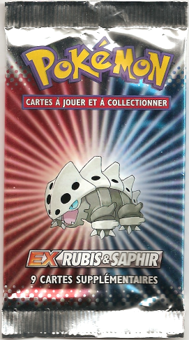 Booster Pokémon Rubis & Saphir illustration Galegon, scellé français