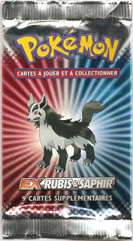 Booster Pokémon Rubis & Saphir illustration Grahyèna, scellé français