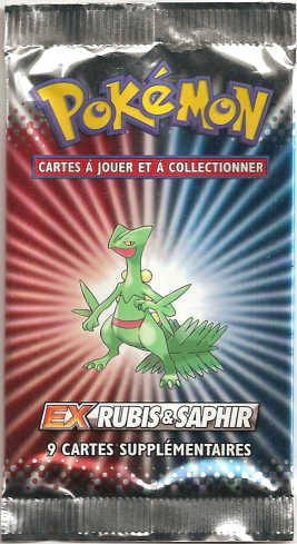 Booster Pokémon Rubis & Saphir illustration Jungko, scellé français
