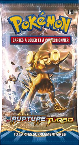 Booster Pokémon Rupture TURBO illustration Luxray, scellé français