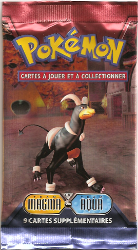 Booster Pokémon Team Magma VS Team Aqua illustration Démolosse, scellé français