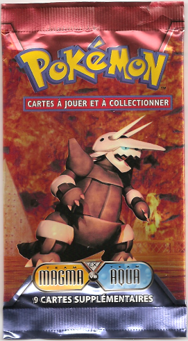 Booster Pokémon Team Magma VS Team Aqua illustration Galeking, scellé français