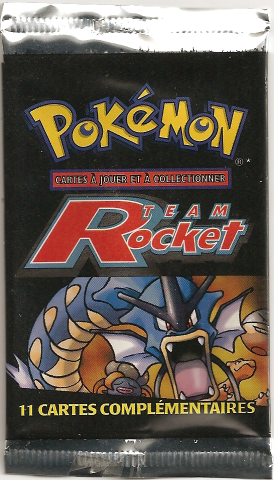 Booster Pokémon Team Rocket illustration Léviator, scellé français