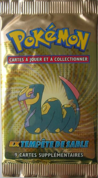 Booster Pokémon Tempête de sable illustration Séviper, scellé français