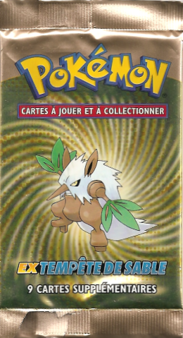 Booster Pokémon Tempête de sable illustration Tengalice, scellé français
