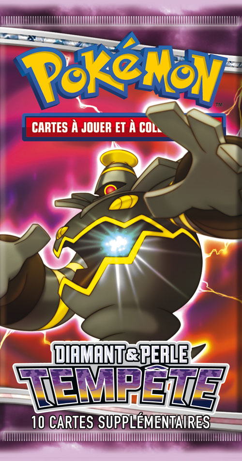 Booster Pokémon Tempête illustration Noctunoir, scellé français