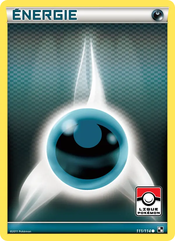 111/114 - Énergie Obscurité — Carte Pokémon Noir & Blanc 111/114
