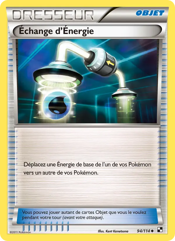094/114 - Échange d’Énergie — Carte Pokémon Noir & Blanc 94/114