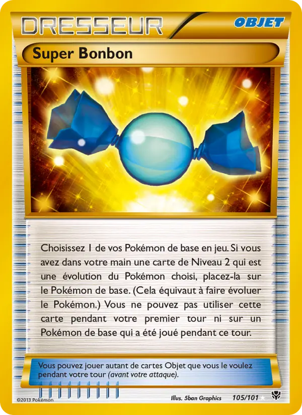 105/101 - Super Bonbon — Carte Pokémon Explosion Plasma 105/101