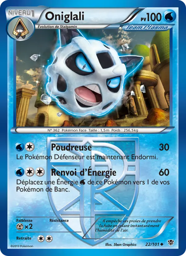 Oniglali — Carte Pokémon 22 Explosion Plasma