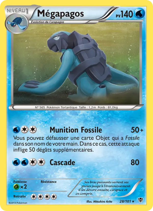 Mégapagos — Carte Pokémon 28 Explosion Plasma