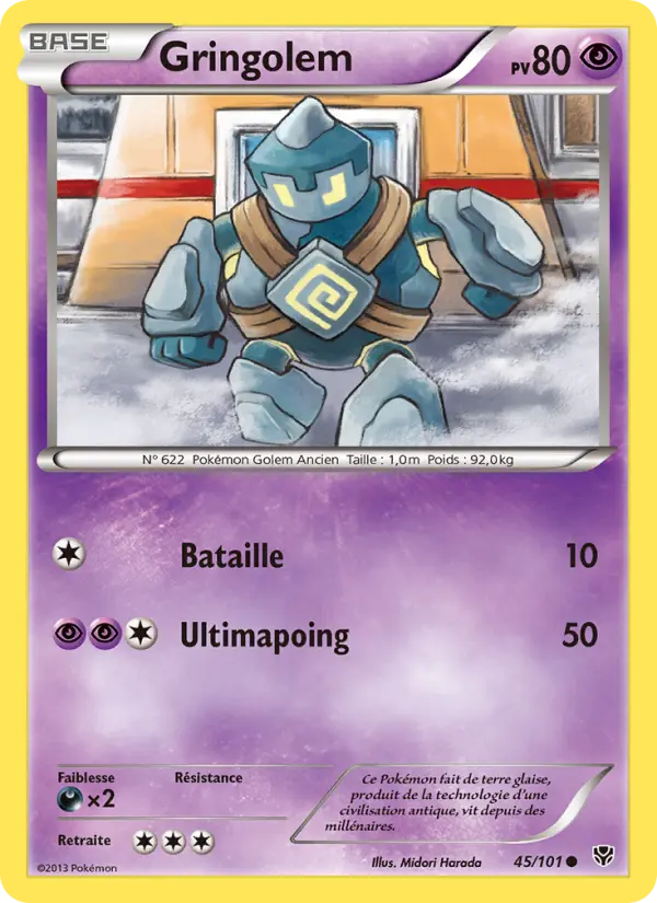 Gringolem — Carte Pokémon 45 Explosion Plasma