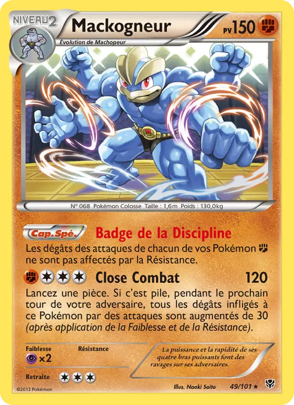 049/101 - Mackogneur — Carte Pokémon Explosion Plasma 49/101