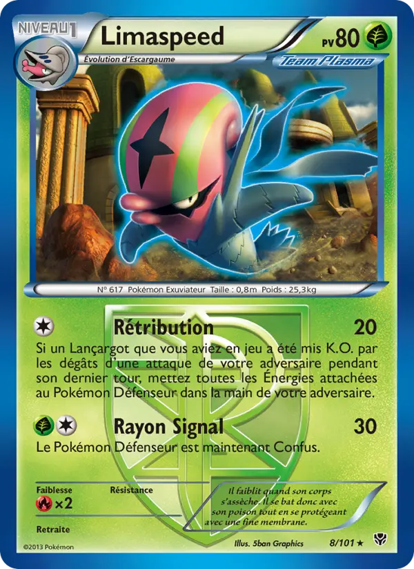 Limaspeed — Carte Pokémon 8 Explosion Plasma