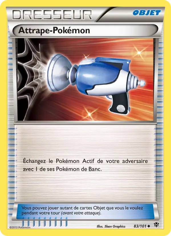 083/101 - Attrape-Pokémon — Carte Pokémon Explosion Plasma 83/101