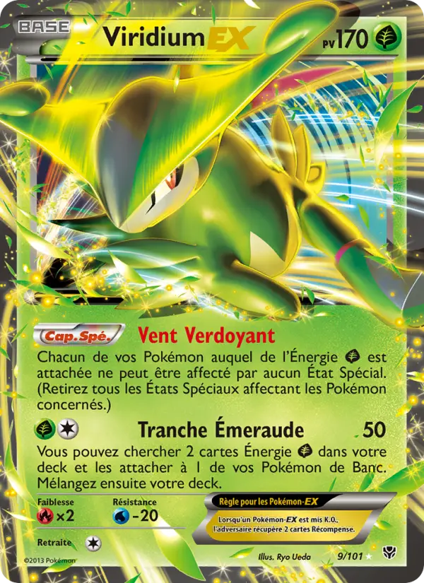 Viridium EX — Carte Pokémon 9 Explosion Plasma