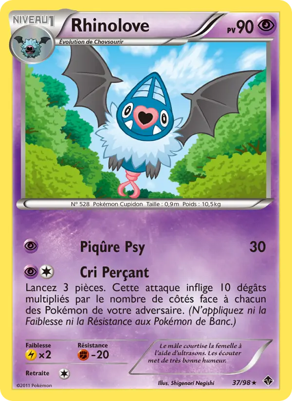 Rhinolove — Carte Pokémon 37 Pouvoirs Émergents