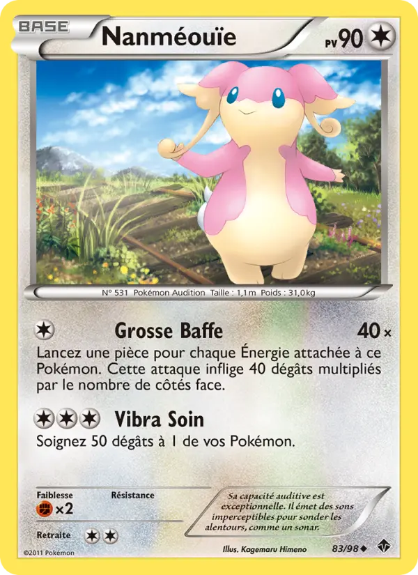 Nanméouïe — Carte Pokémon 83 Pouvoirs Émergents