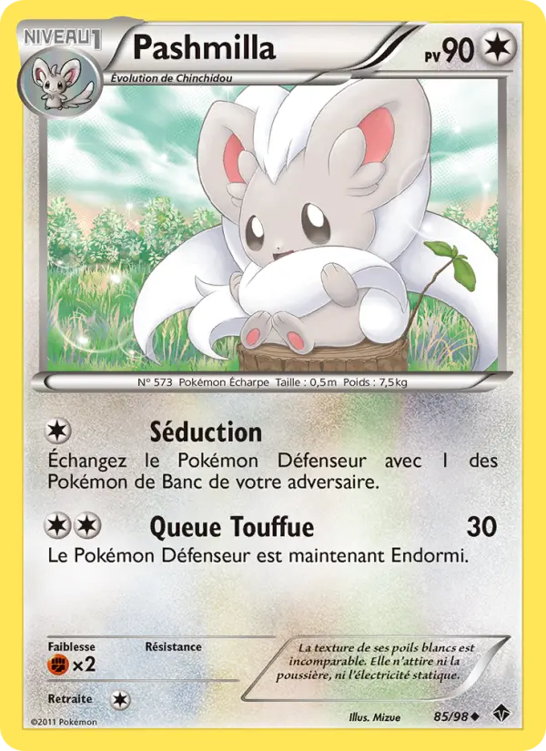 Pashmilla — Carte Pokémon 85 Pouvoirs Émergents