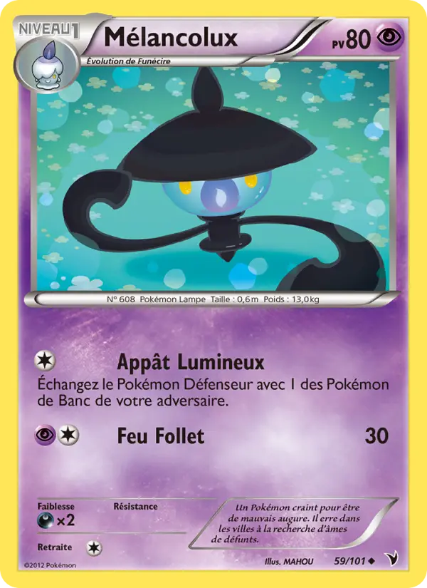 Mélancolux — Carte Pokémon 59 Nobles Victoires