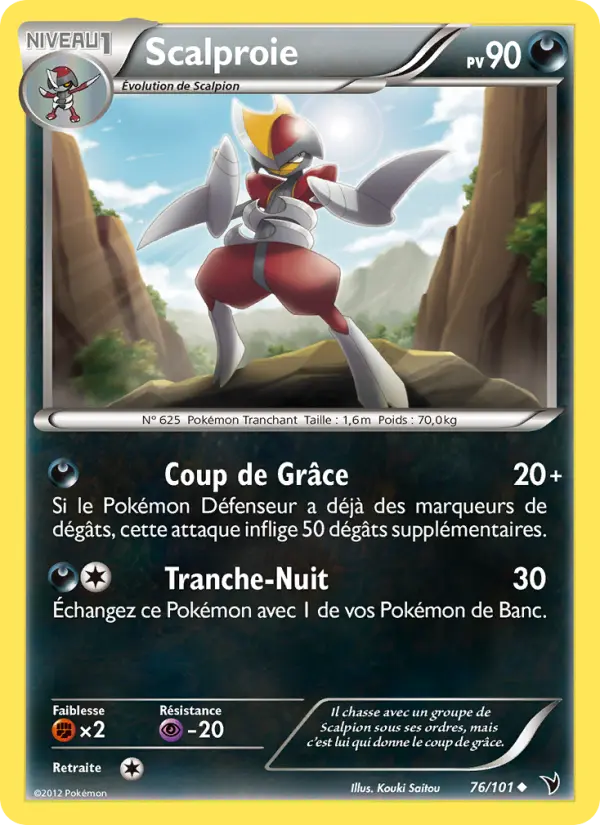 Scalproie — Carte Pokémon 76 Nobles Victoires