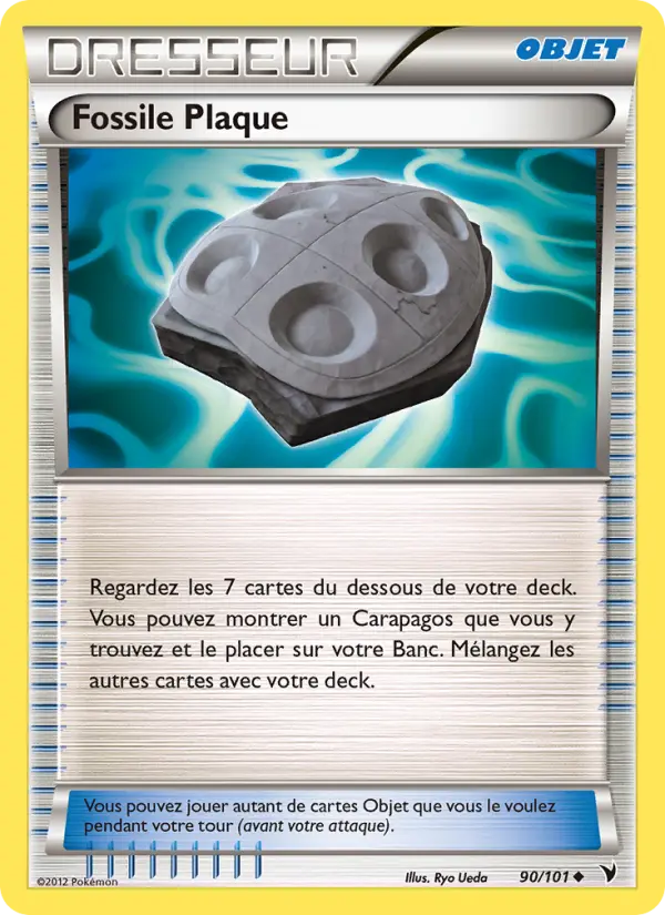 090/101 - Fossile Plaque — Carte Pokémon Nobles Victoires 90/101