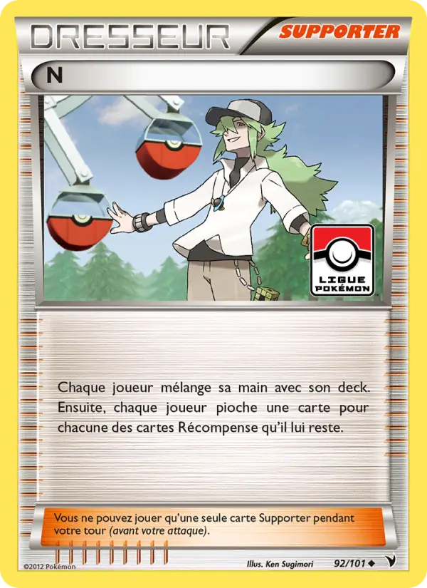 092/101 - N — Carte Pokémon Nobles Victoires 92/101
