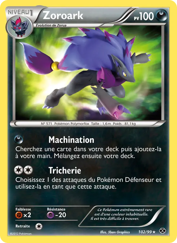 Zoroark — Carte Pokémon 102 Destinées Futures