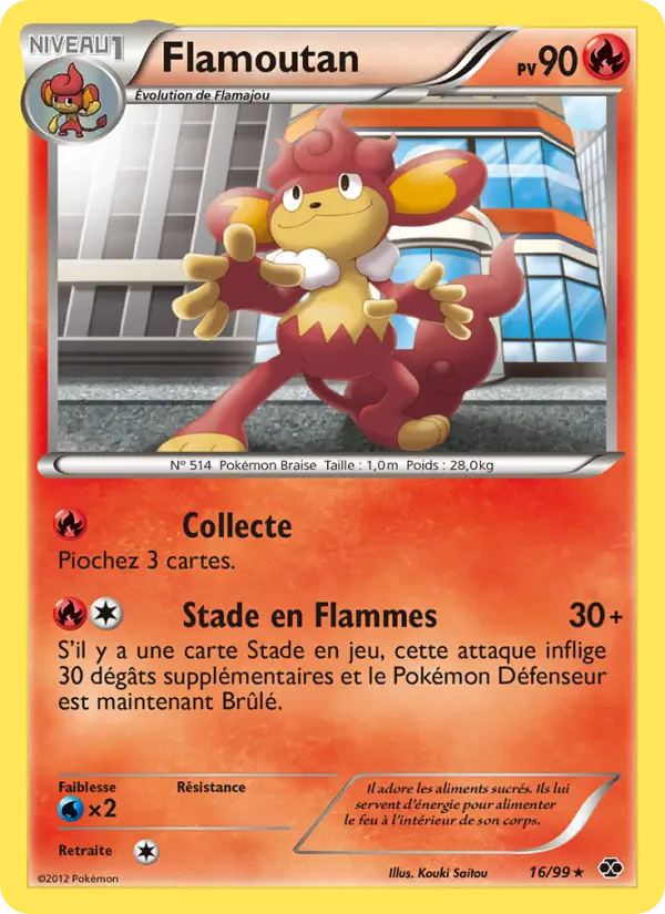 Flamoutan — Carte Pokémon 16 Destinées Futures