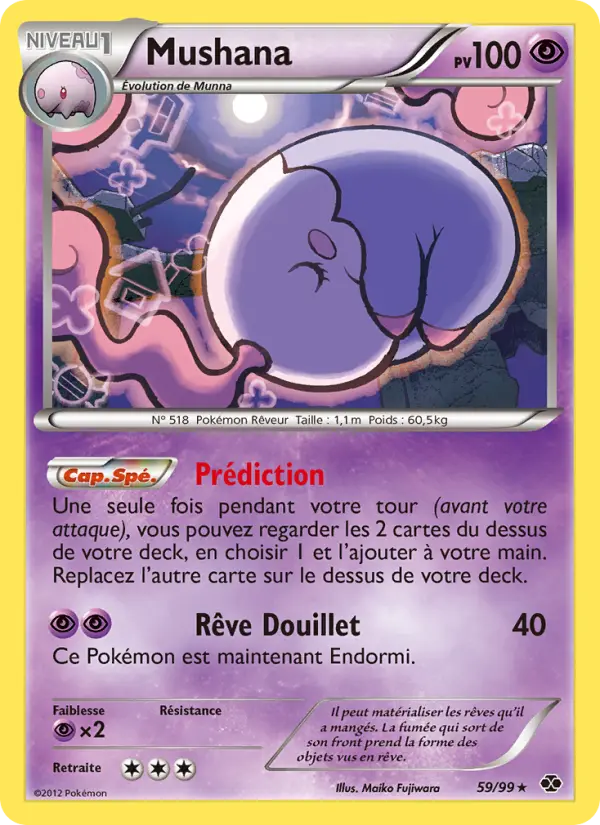 Mushana — Carte Pokémon 59 Destinées Futures