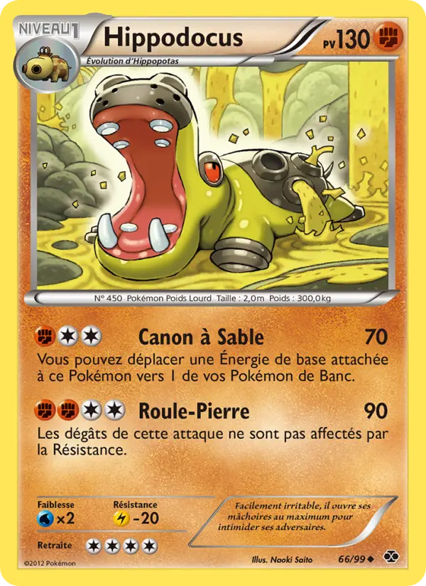 Hippodocus — Carte Pokémon 66 Destinées Futures