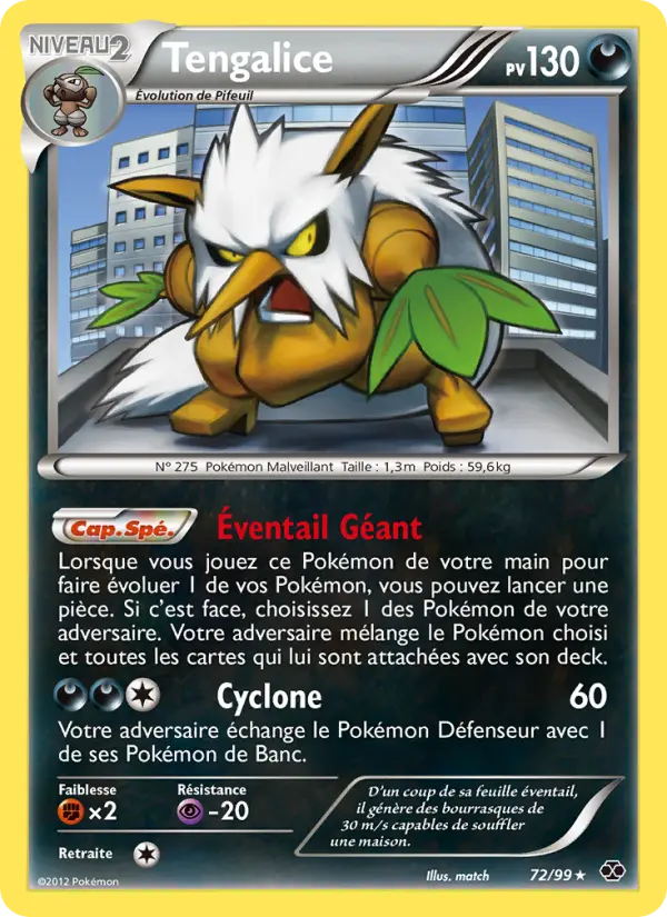 072/099 - Tengalice — Carte Pokémon Destinées Futures 72/99