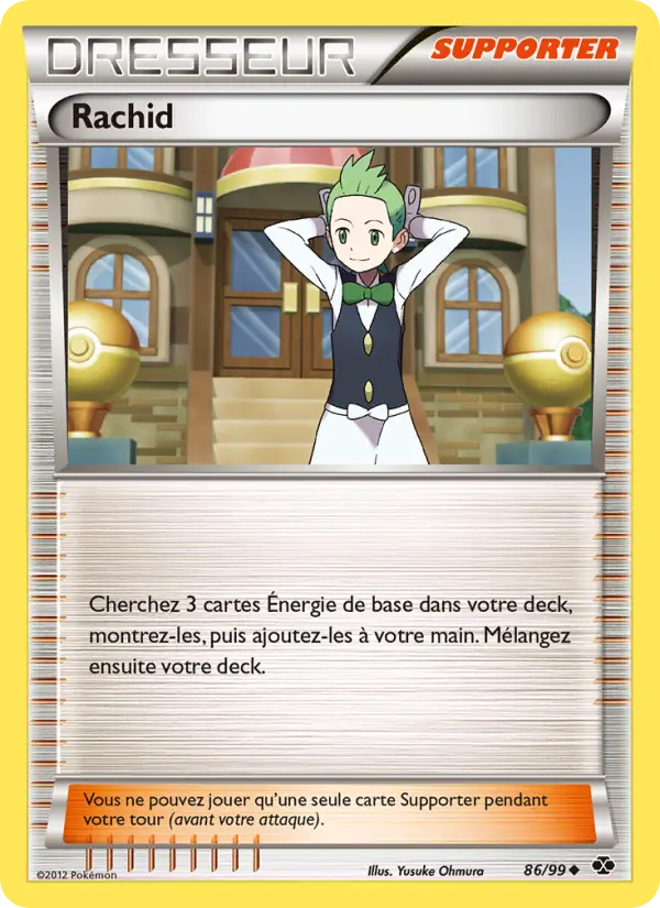086/099 - Rachid — Carte Pokémon Destinées Futures 86/99