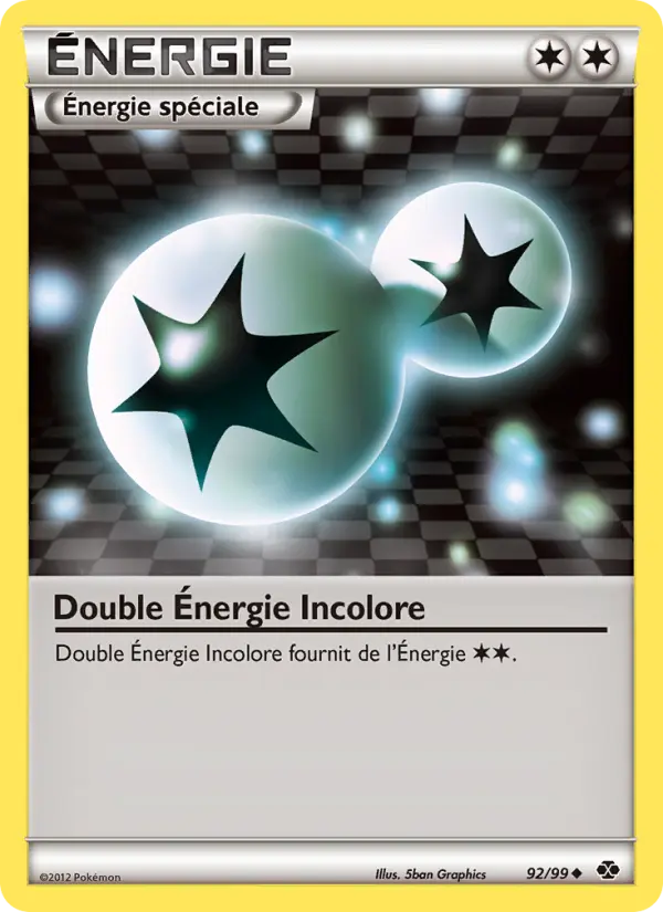 092/099 - Double Énergie Incolore — Carte Pokémon Destinées Futures 92/99