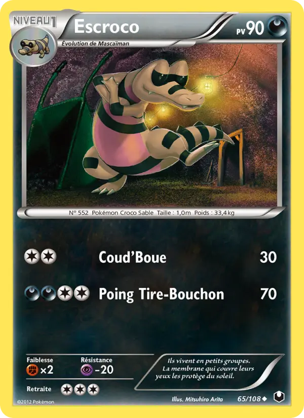 Escroco — Carte Pokémon 65 Explorateurs Obscurs
