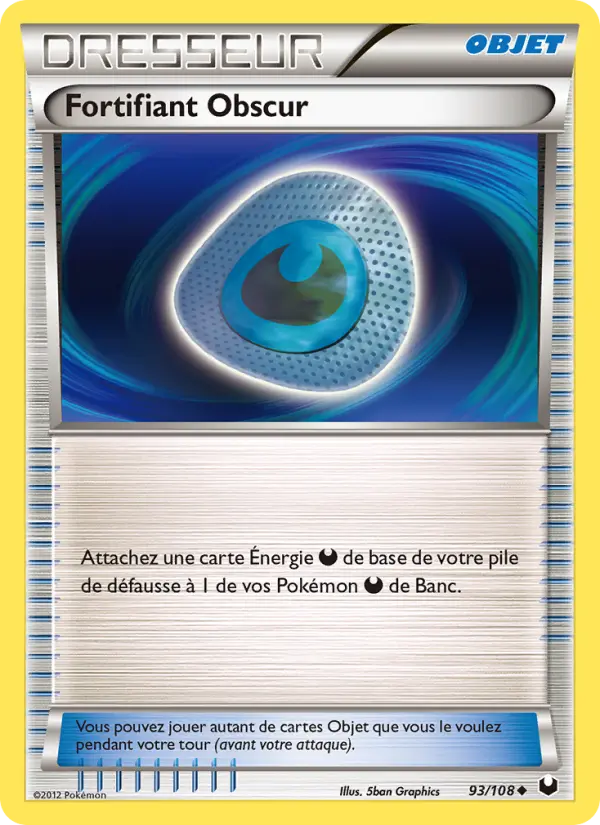 093/108 - Fortifiant Obscur — Carte Pokémon Explorateurs Obscurs 93/108